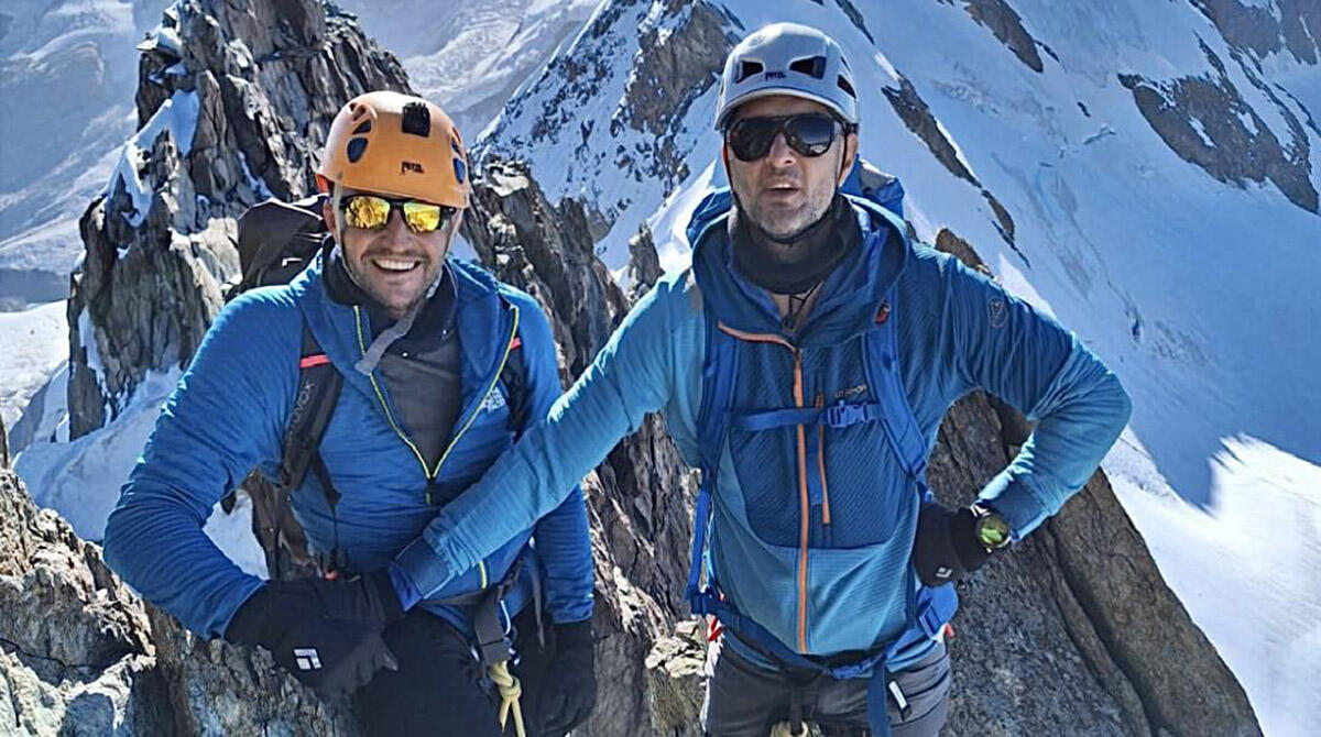 Luca e Cristian, morti sul Gran Sasso: mai chiesto l’intervento dell’Aeronautica - Foto dal profilo Facebook @LucaPerazzini