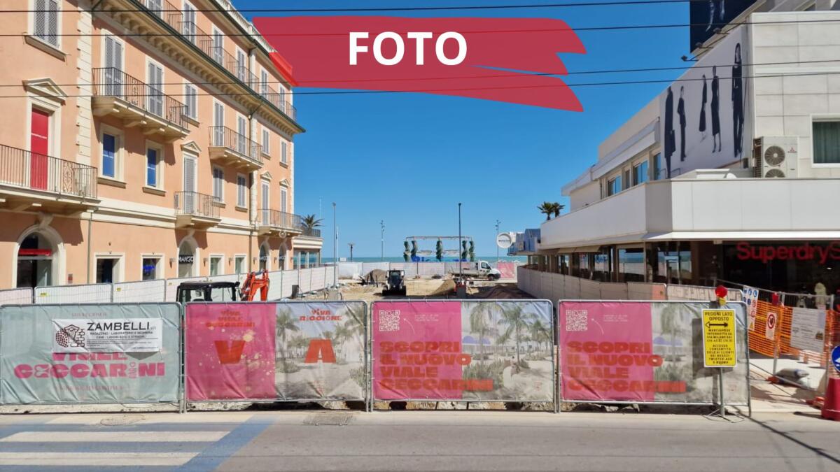 Lavori in viale Ceccarini, la giunta Angelini: "Restituiamo decoro in vista della Pasqua" - 