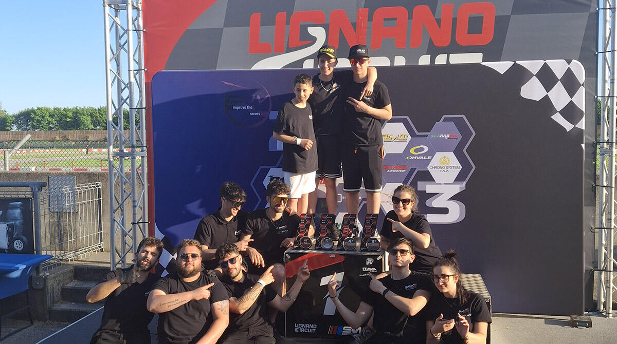Dal debutto al podio: weekend da incorniciare per Mc Racing e Alex Baldiserra - Mc Racing Riccione a Lignano Sabbiadoro