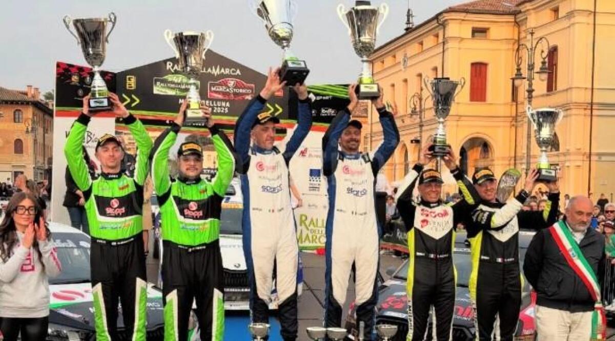Bizzocchi secondo assoluto al Rally della Marca -