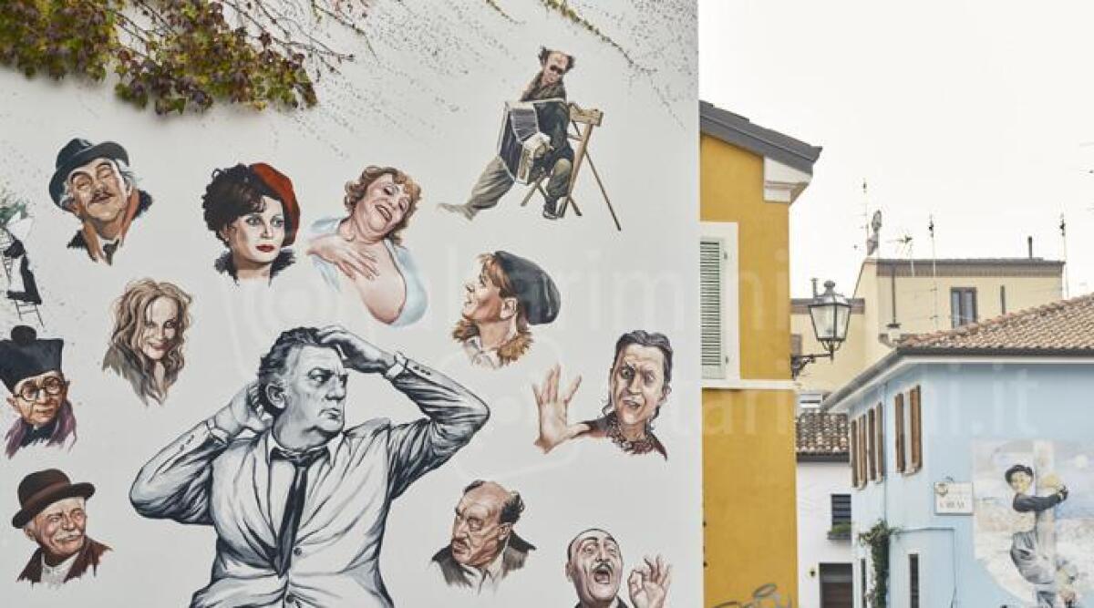 VisitRimini lancia i tour di primavera: arte, cultura ed esperienze da vivere - Murales dedicato a Fellini nel Borgo San Giuliano