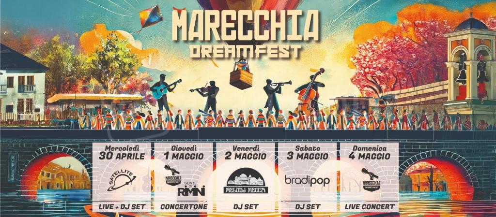 Locandina Marecchia dream fest tra aprile e maggio