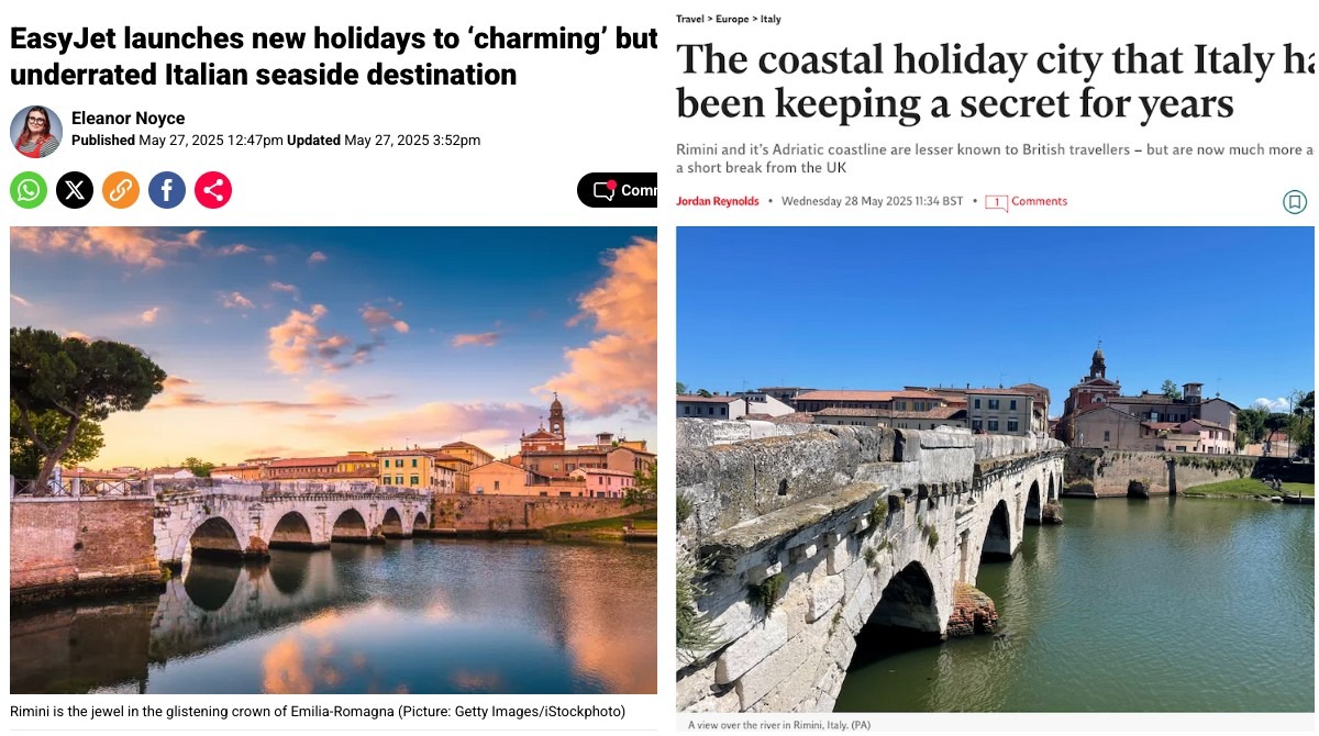 Rimini conquista la stampa inglese: "meta cool dell’estate 2025" -