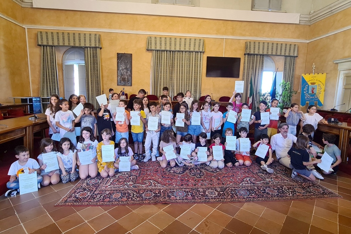 Santarcangelo: premiati quasi 70 bambini e bambine che hanno partecipato al Piedibus 2024-2025 -