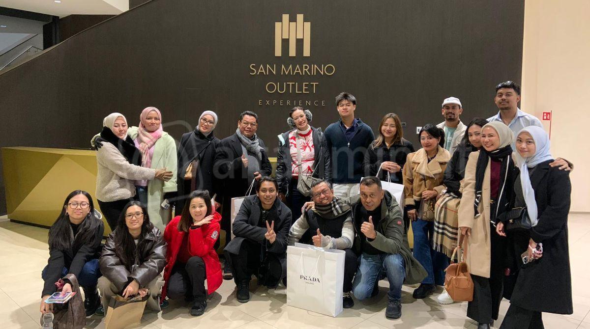 Turisti indonesiani in crescita a San Marino Outlet Experience -