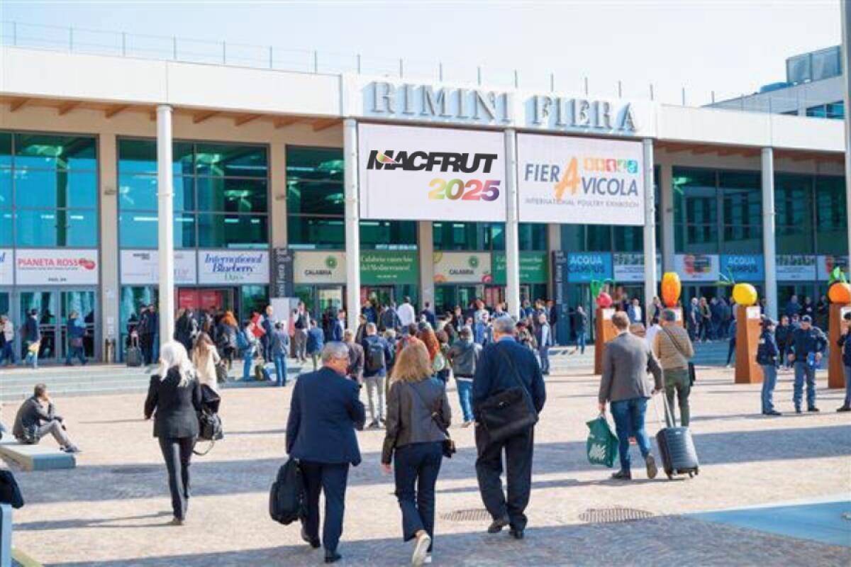 Tutto pronto per Macfrut al via martedì 6 maggio - Ingresso Fiera