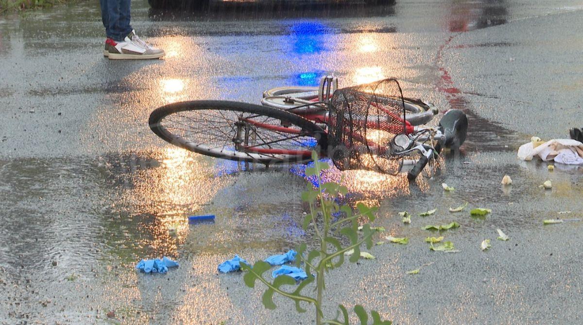 Incidente sulla Marecchiese: scontro tra un ciclista e un Doblò - La bici coinvolta nell'incidente