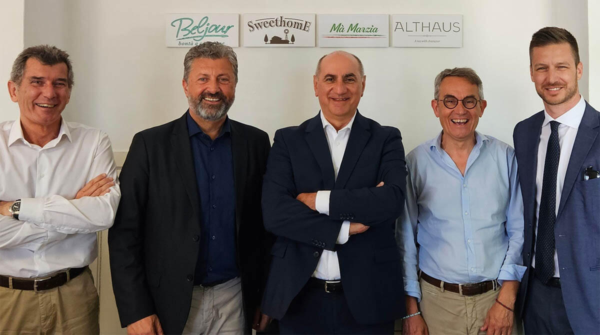Effedue, la storica ditta di Coriano entra in Sipral: "+15% di fatturato nel 2025" - Andrea Moretti, Angelo Amadei, Gianpietro Corbari, Emilio Urbinati, Fabio Pari