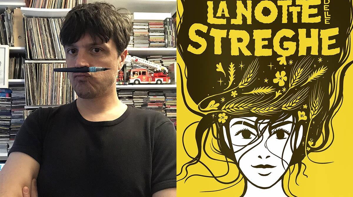 La Notte delle Streghe torna a giugno 2025 con il manifesto del fumettista Alessandro Baronciani -