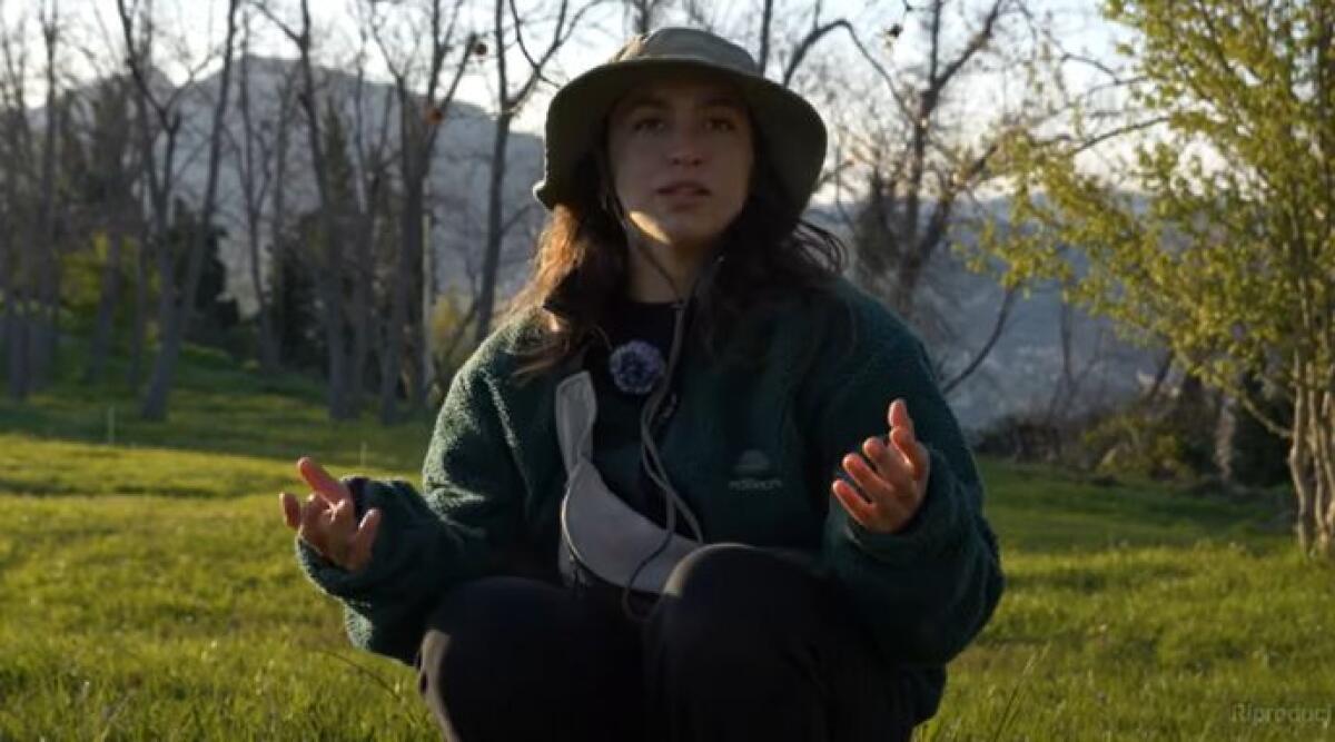 La ragazza che vive sola in un casale del ‘700 sulle colline della Valmarecchia - Un fermoimmagine del Video Youtube The Pillow