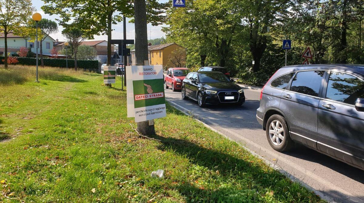 Bignami torna a Novafeltria: Anas fa il punto sulla strada Marecchiese in teatro - Traffico su via Marecchiese