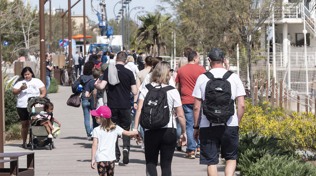 Inizio ok per la stagione turistica estiva in Riviera: camere occupate all’80% nel ponte del Primo Maggio - Rimini; 19/04/2025: Comune RN Uff Stampa, tiristi nel weekend di Pasqua al Parco del Mare
©Riccardo Gallini /GRPhoto