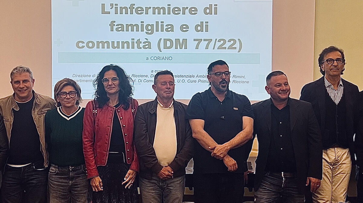 Tre infermieri di famiglia in servizio a Coriano, figura chiave per gestione malattie croniche -