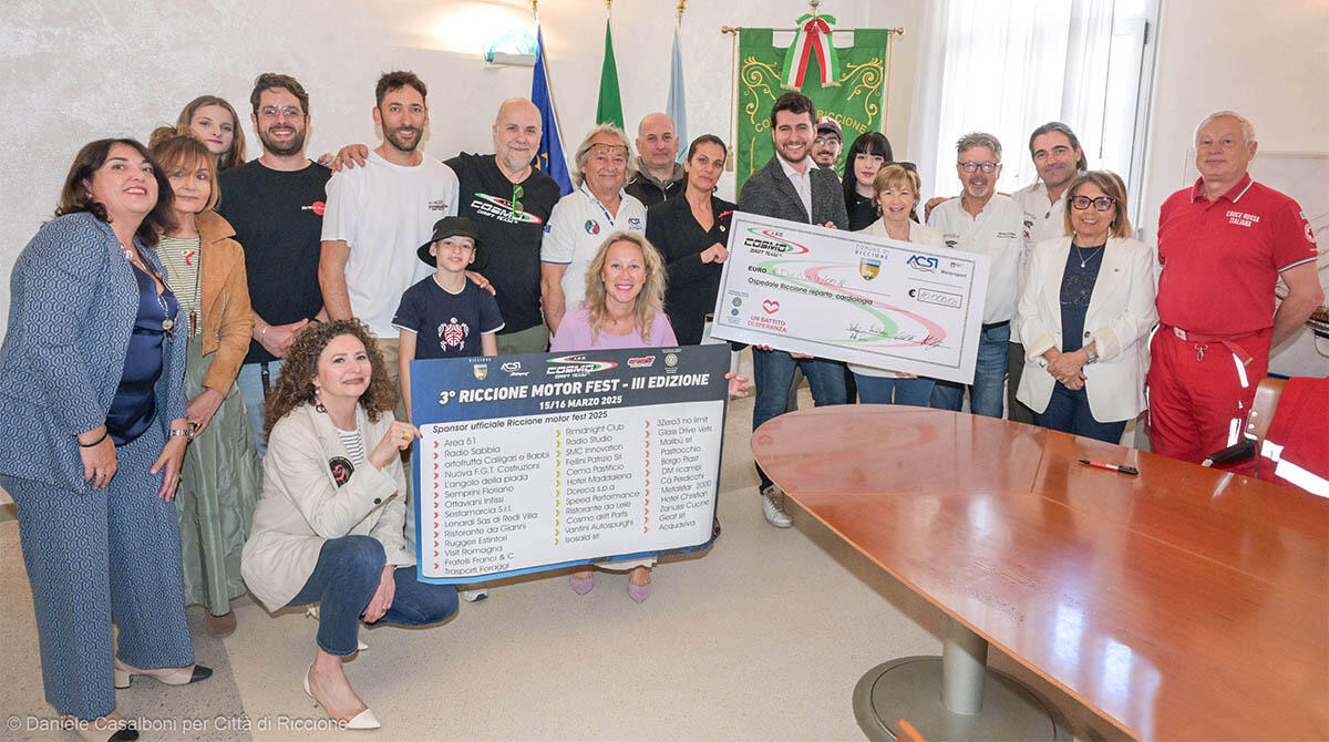 Riccione Motor Fest, che successo: 10.000 euro in beneficenza per l'ospedale - PH DANIELE CASALBONI