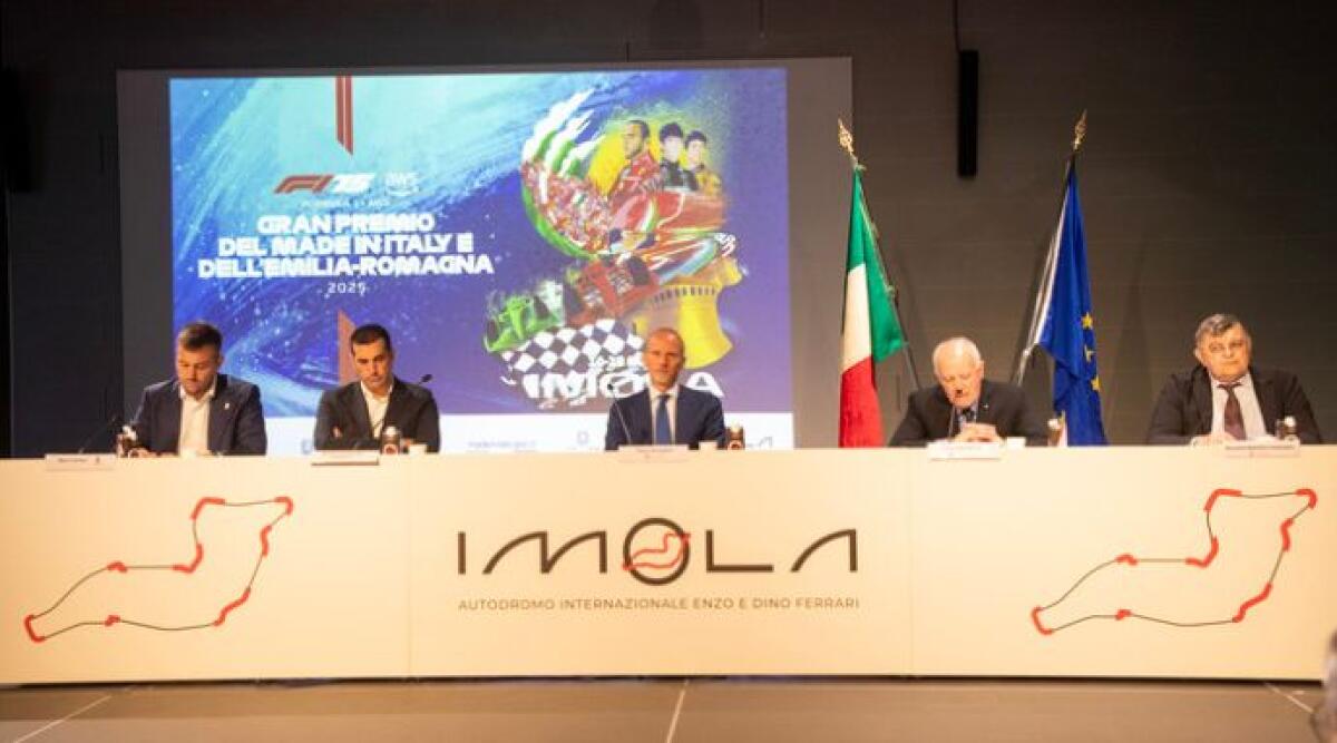 F1 a Imola: attesi oltre 100mila spettatori, è record - Conferenza stampa, ph Ansa