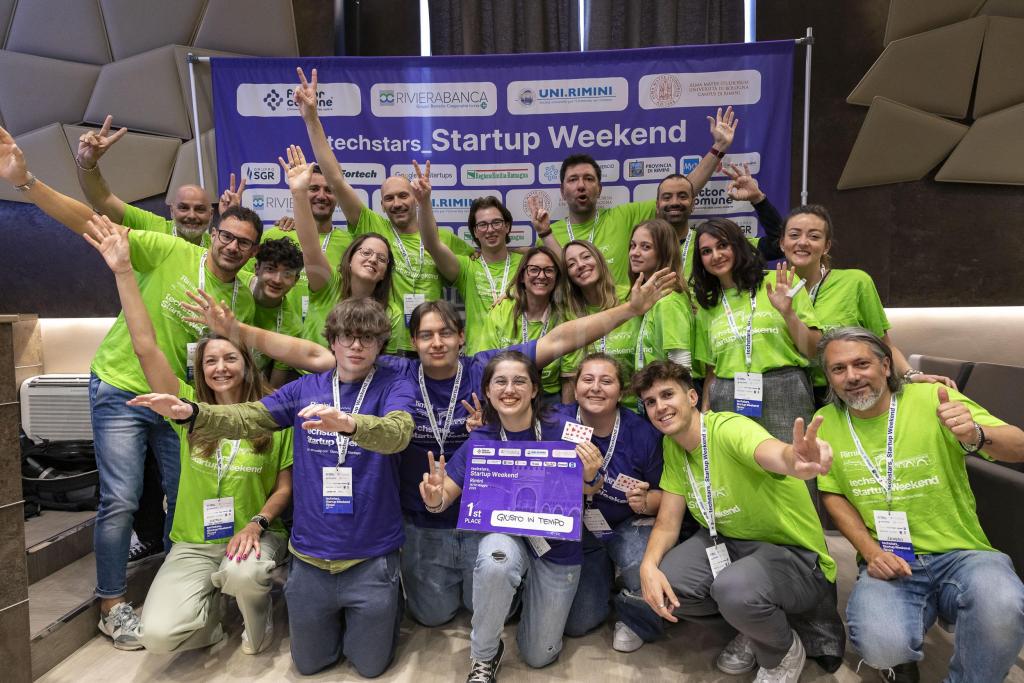 STARTUP WEEKEND RIMINI – Rimini 15 18 Maggio 2025 – Rivierabanca 18 Maggio nella photo (Ph © Giorgio Salvatori) un momento delle premiazioni
