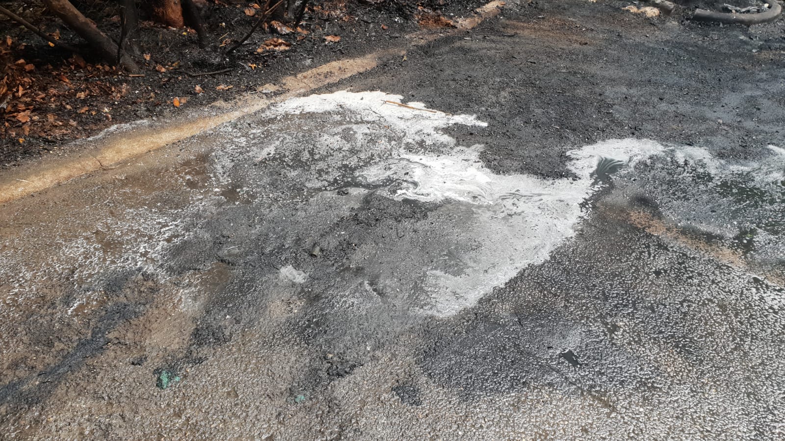 Il luogo dell'incendio
