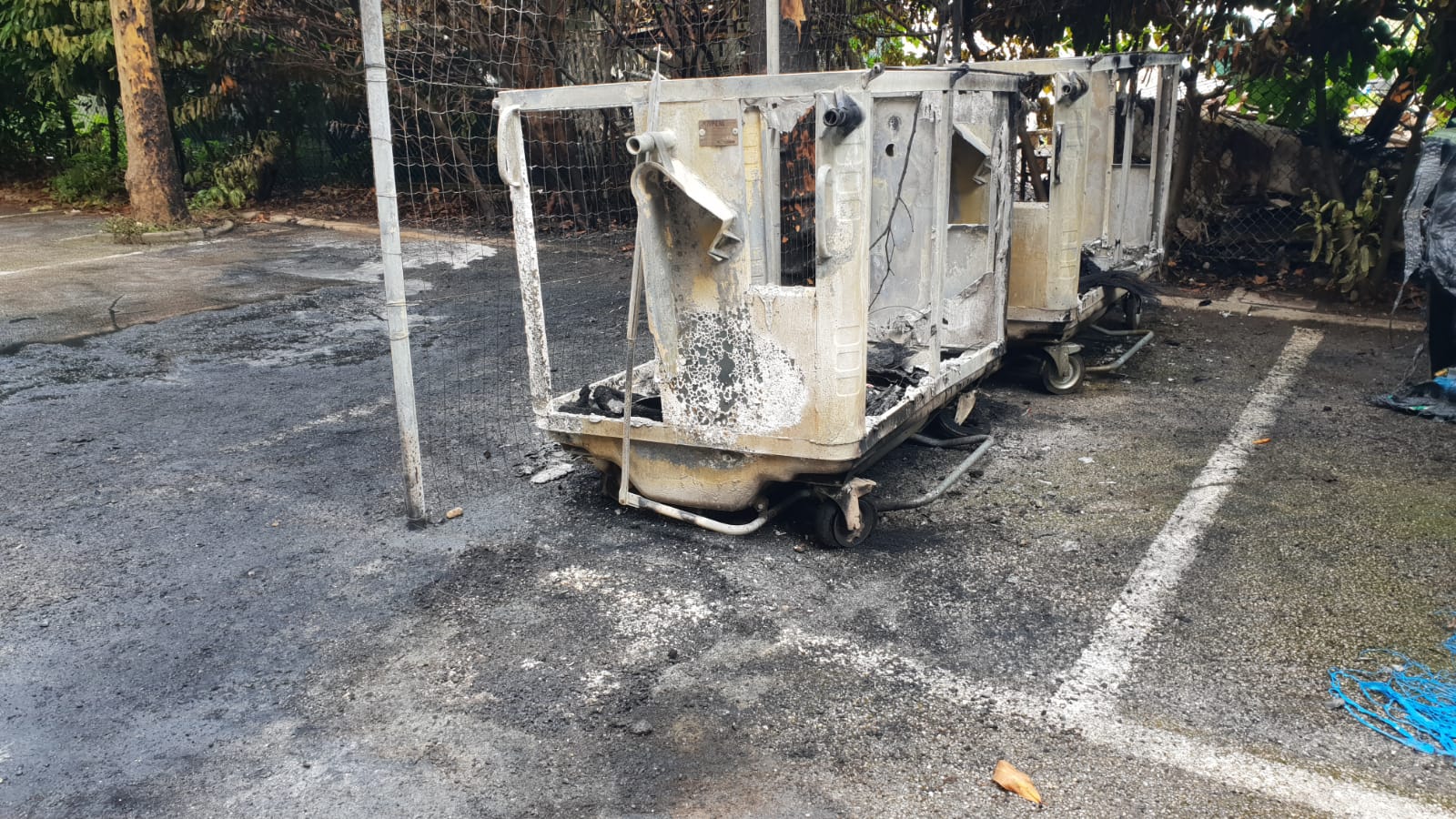 Il luogo dell'incendio