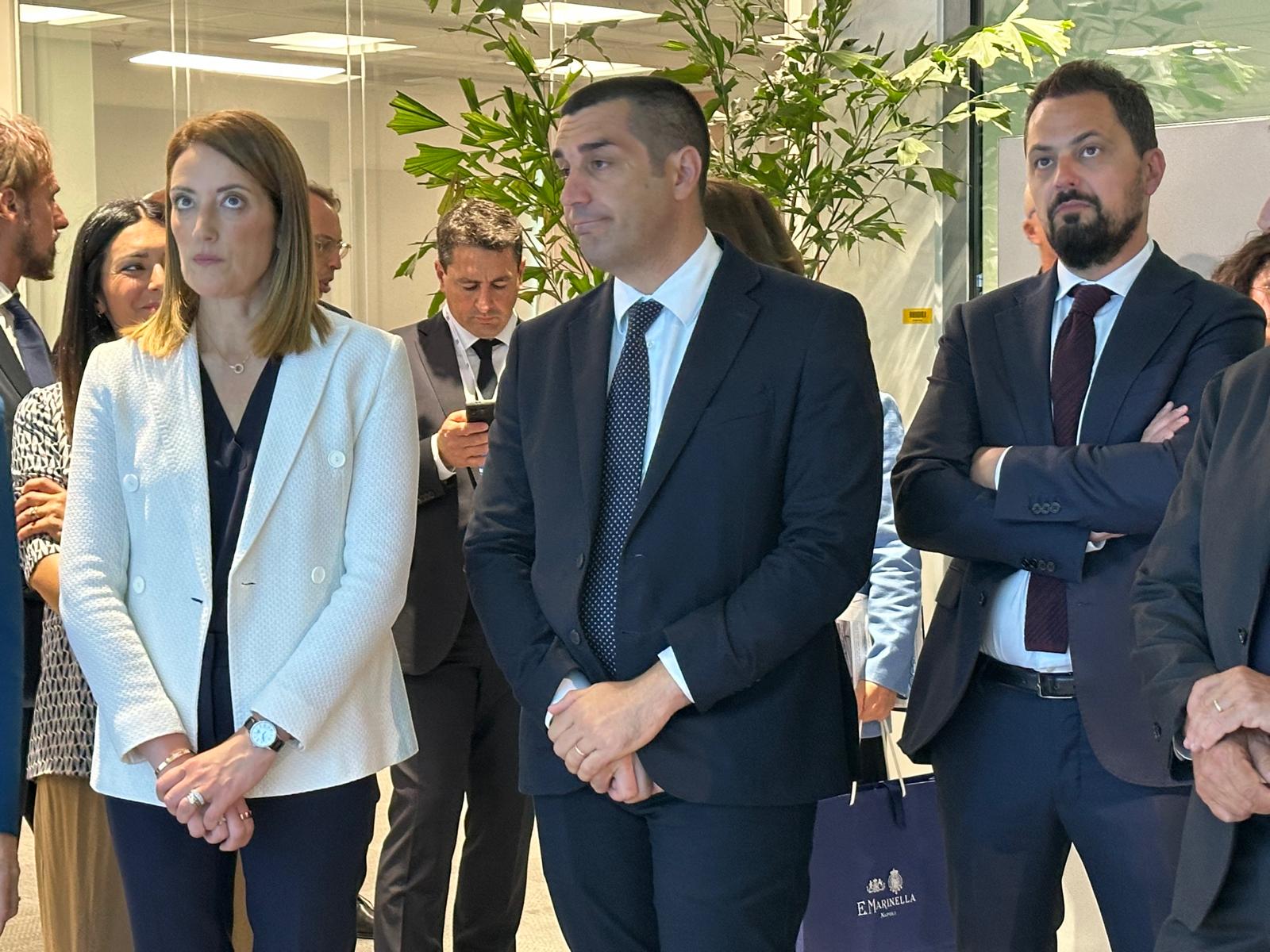 La visita delle massime cariche europee e nazionali