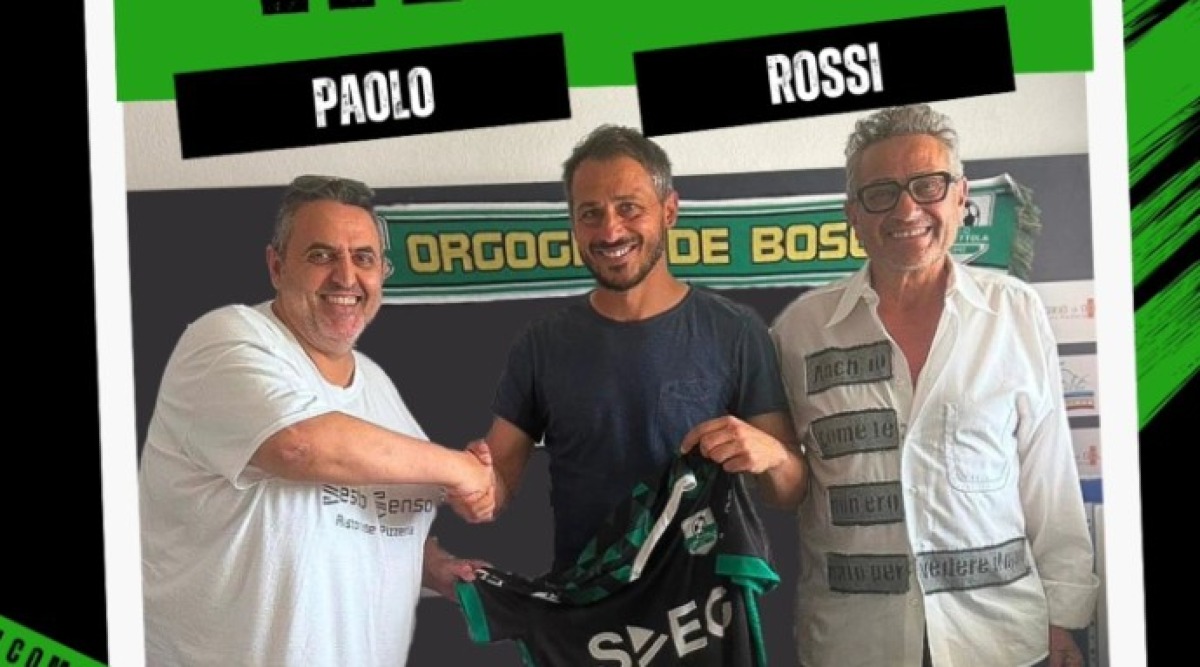 Calcio, il difensore Sedioli verso il Fratta T. Paolo Rossi mister del Gambettola - Paolo Rossi al centro