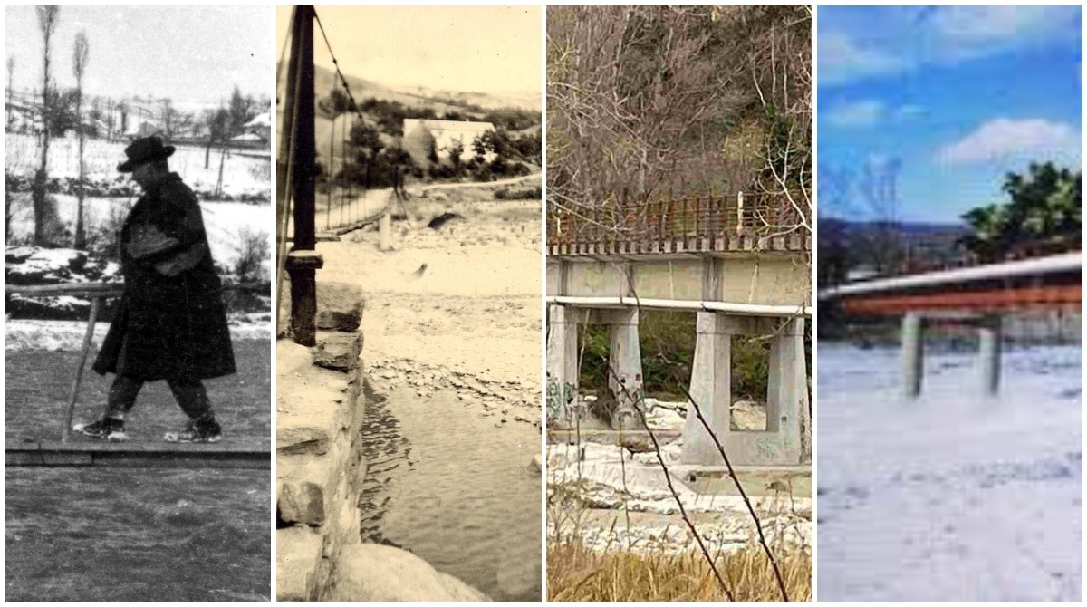 Un angolo di fiume dove il tempo si è fermato | ll vecchio ponte di Maiolo e i ricordi che riaffiorano - Foto storiche per gentile concessione di Mauro Menghini