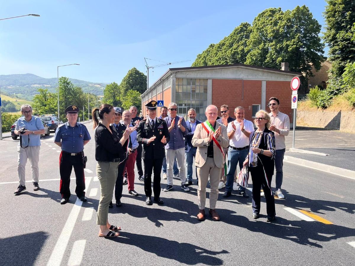 Novafeltria inaugura il secondo tratto di via Stazione Marecchia - Novafeltria inaugurazione secondo tratto via Stazione Marecchia