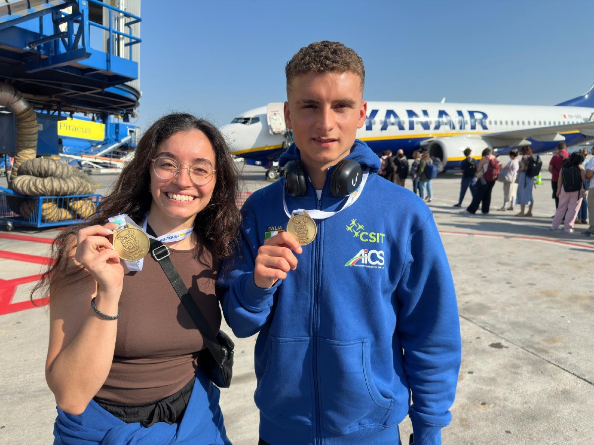 Incantano sulle note di Romagna Mia: per Thomas Melini ed Elisa una grande vittoria in Grecia - Elisa Costantini e Thomas Melini