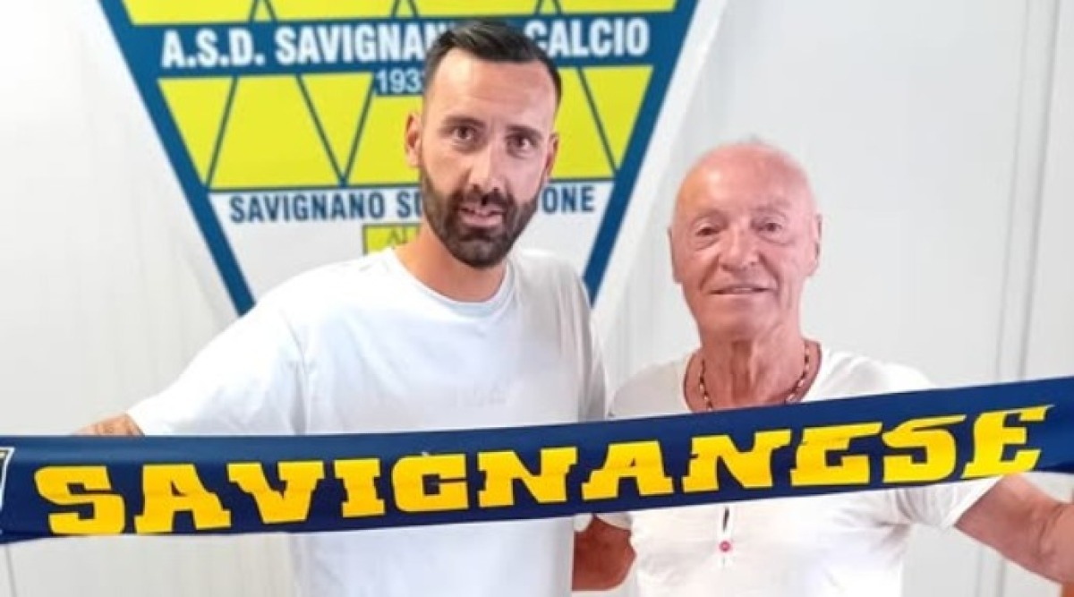 Calcio, T. Coriano: mirino su Bertani. Sampierana: Ravaioli e Rossi - L'attaccante Nicola Angeli della Savignanese