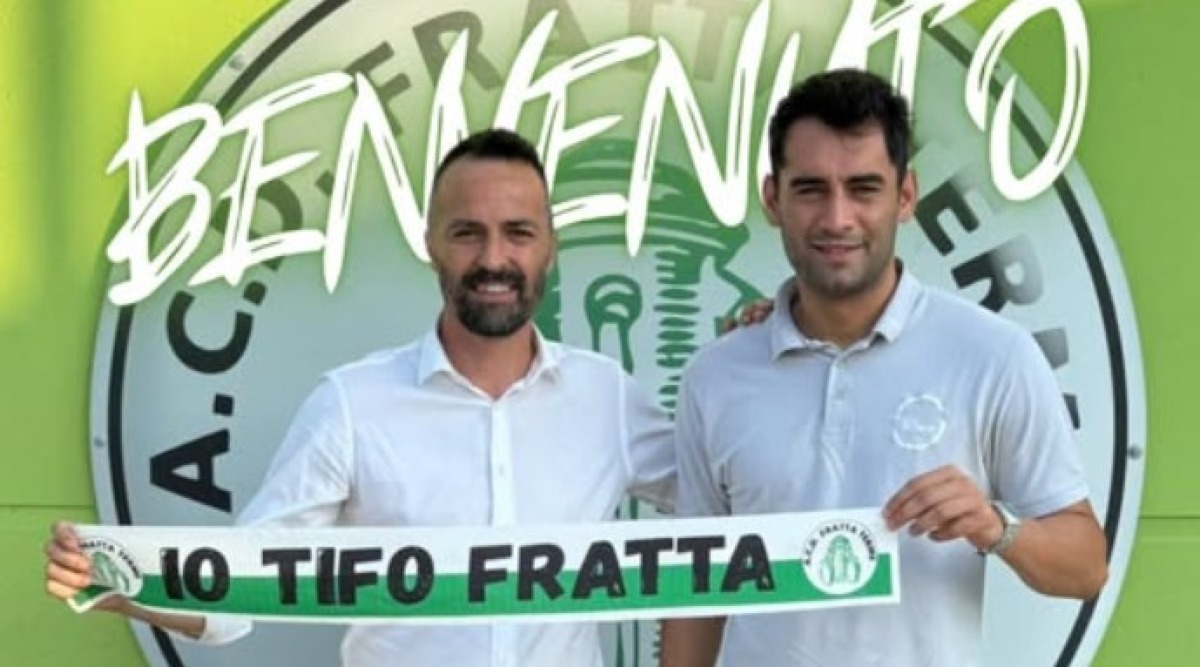 Calcio, ufficiale: Sedioli (Fratta T.), Manfroni (Riccione) e Medri (FCR) - Da sinistra il ds Marco Sozzi e Davide Sedioli