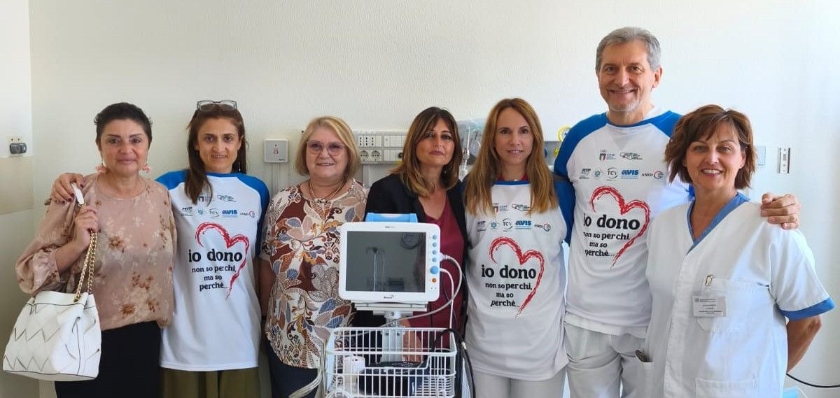 Donazione Aned e Aido all’Ospedale di Rimini: nuovo monitor per la Nefrologia -