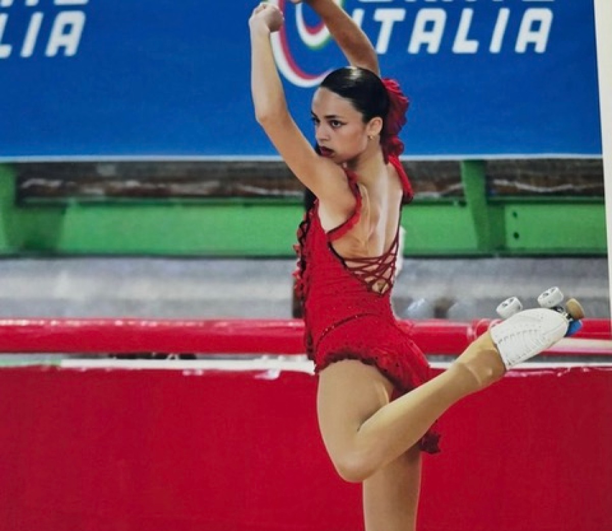 Pattinaggio Riccione coltiva il talento della giovane Viola Gabellini -