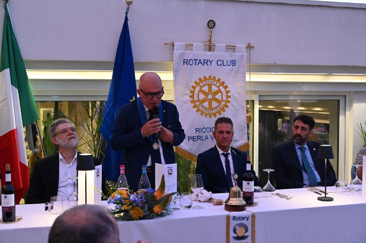 Passaggio del testimone al Rotary Riccione Perla Verde: Floriano Semprini nuovo presidente -