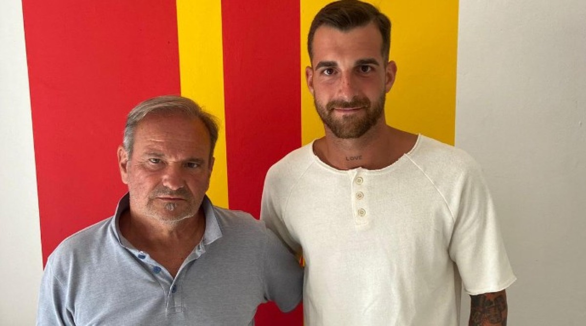 Calcio, Sammaurese: Michael Ricci guiderà la Juniores Nazionale - Michael Ricci con il dg Giorgio Tonino