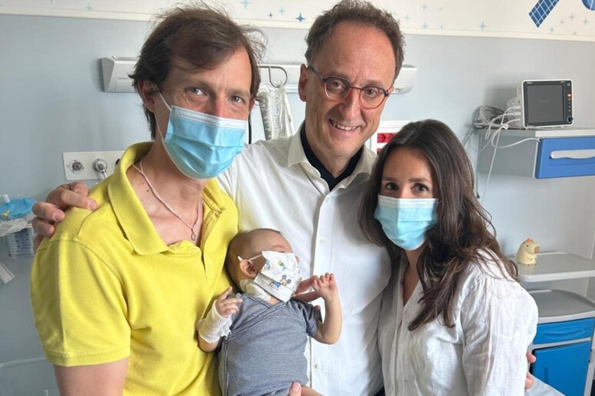 Doppio trapianto da vivente, il miracolo di una piccola bimba di 6 mesi a Torino - PH Ansa