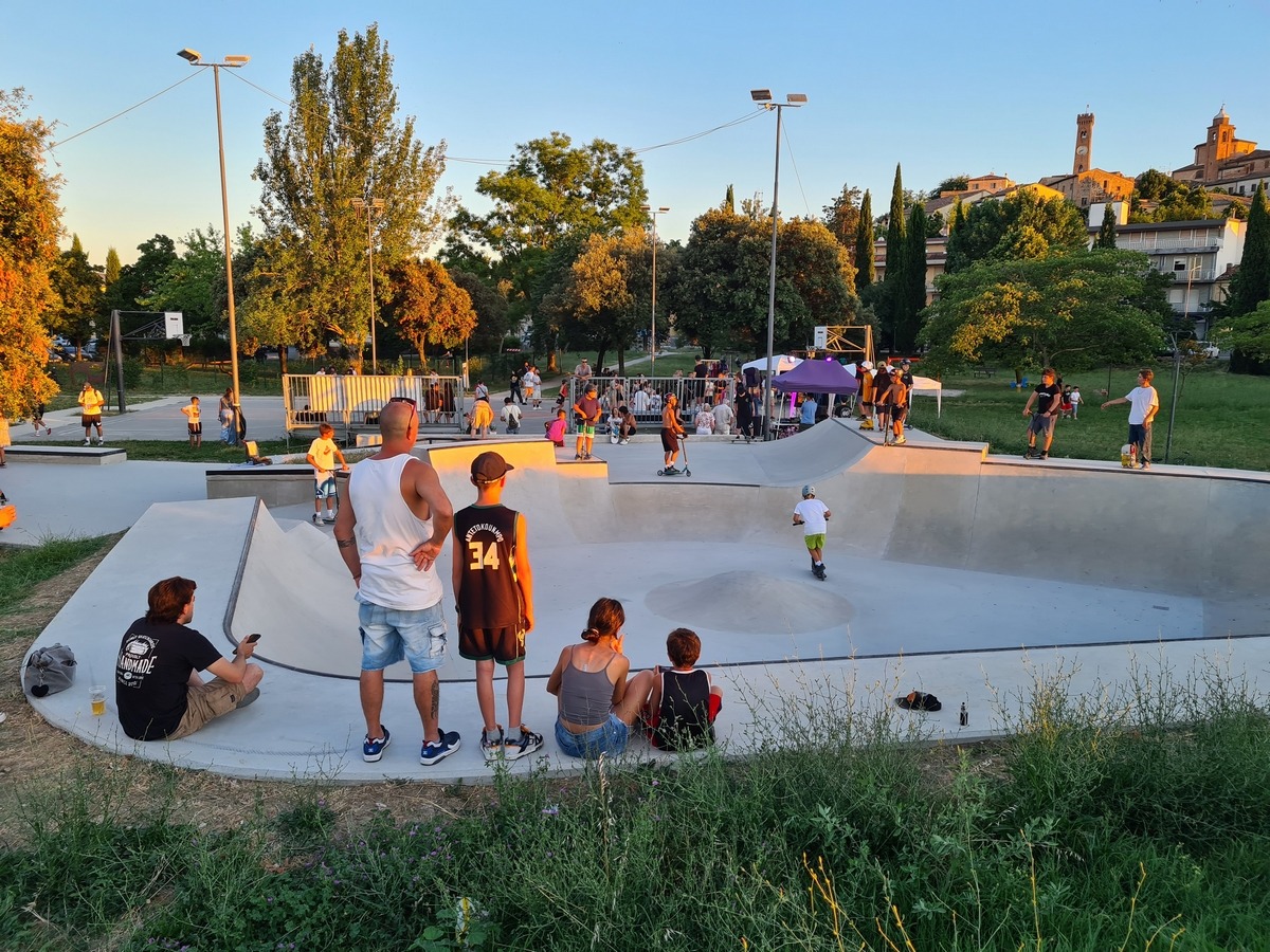 Santarcangelo inaugura lo Skate Park con la festa al parco Francolini -