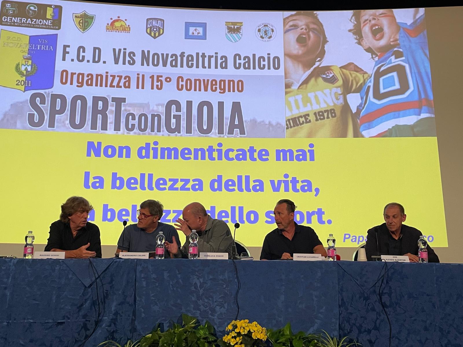 I relatori sul palco