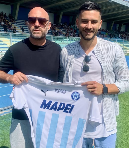 Il ds Omar Lepri e Manuele Pasolini (Riccione)