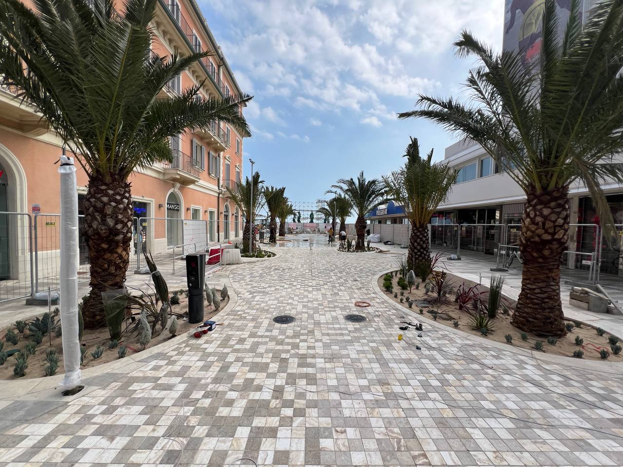 Viale Ceccarini dopo il restyling