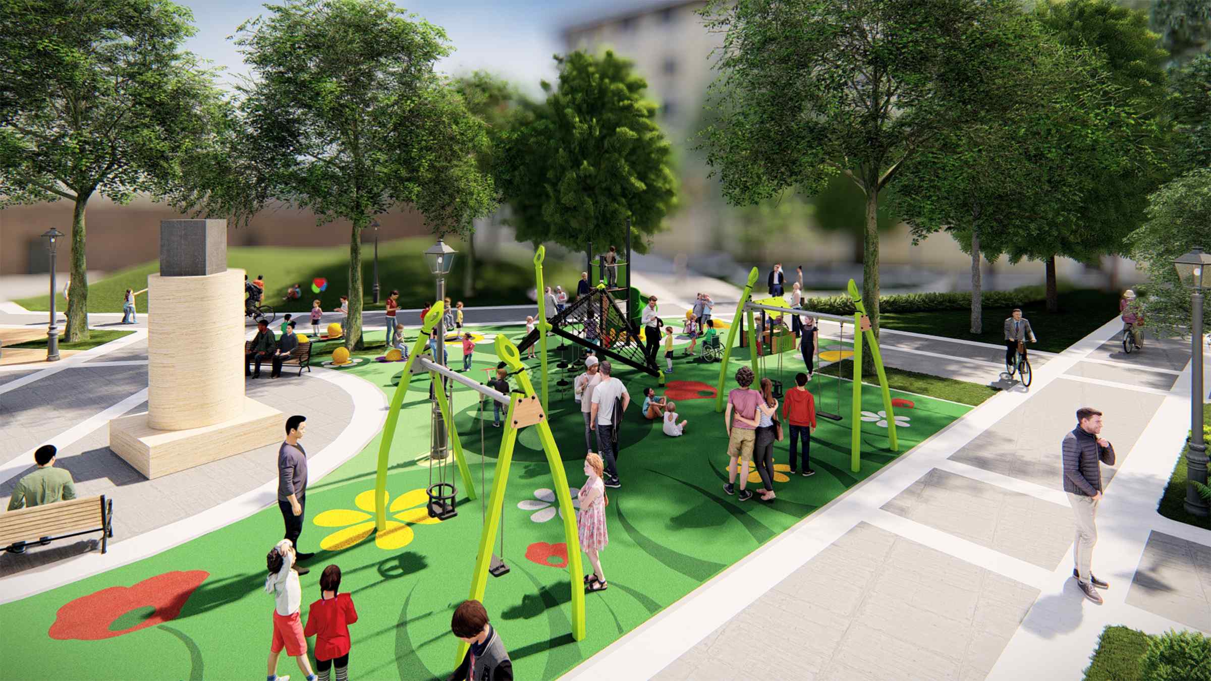 Renderg Piazza Ferrari di Rimini