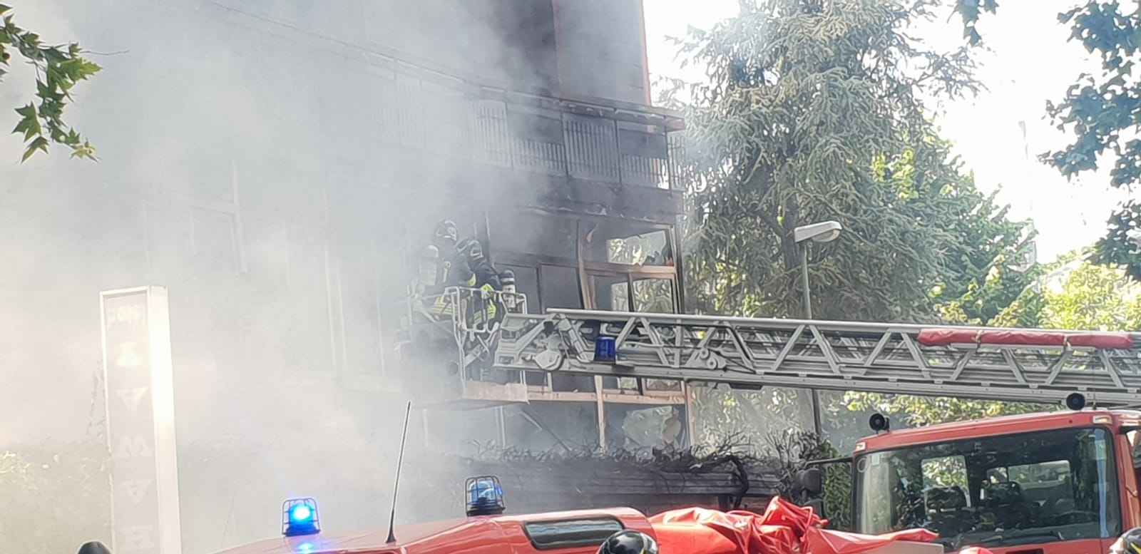 Incendio hotel Cattolica
