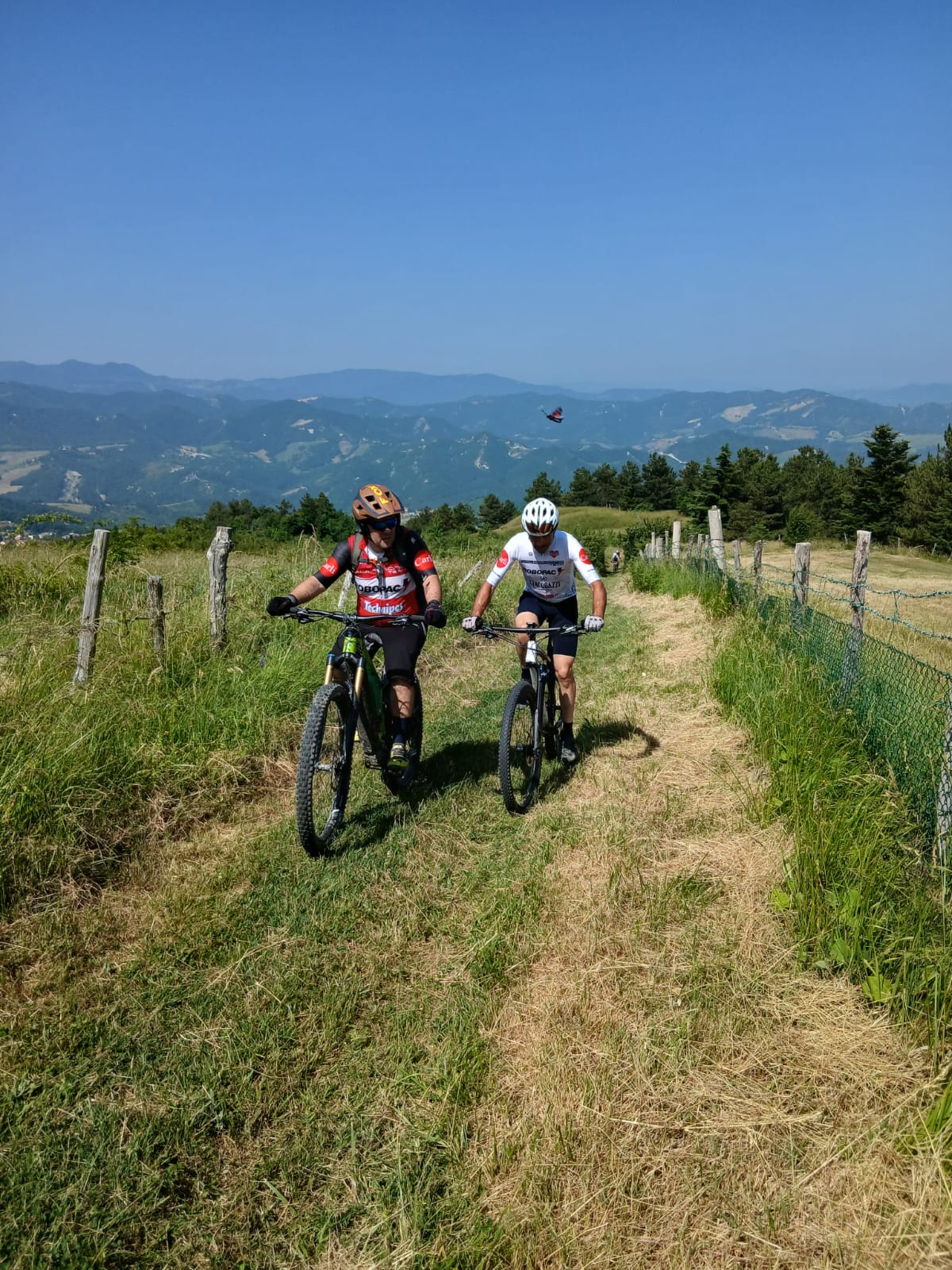 Le prove del percorso con i ciclisti della Valmaracing