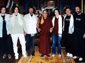 I Rangzen con il Dalai Lama