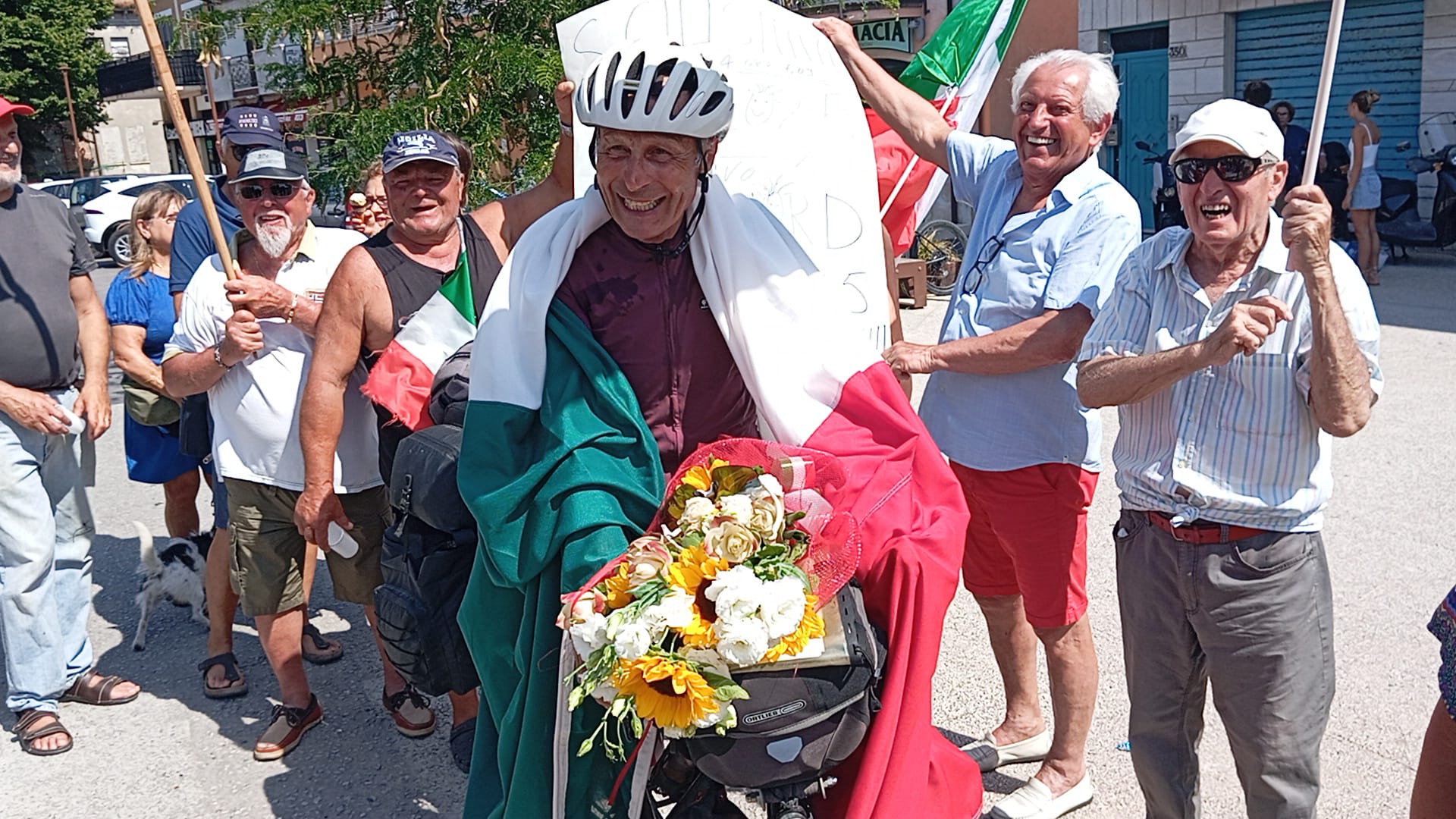 L'arrivo di Pagliarani a Santa Giustina