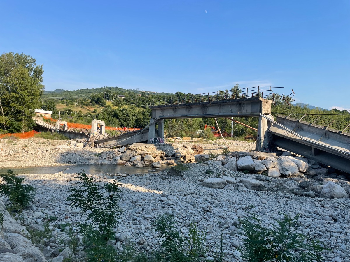 Iniziata la demolizione del ponte che da Novafeltria collega Maiolo -