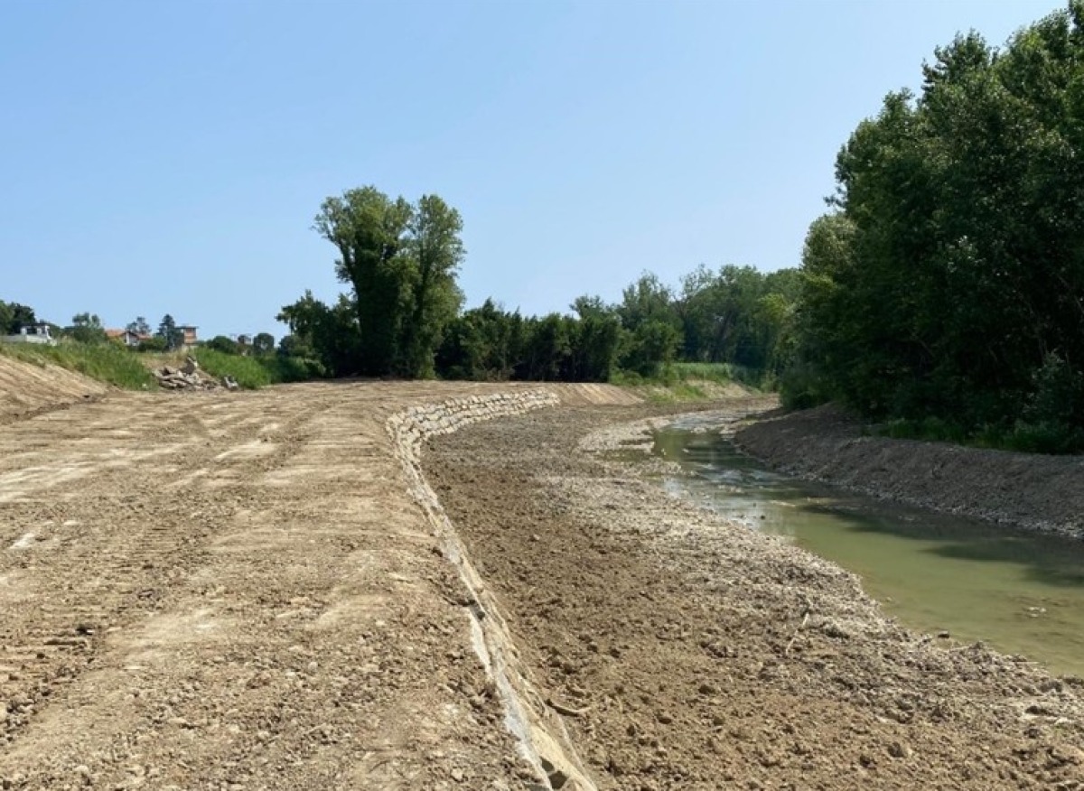 Misano, completati i lavori di messa in sicurezza delle sponde del torrente Conca -