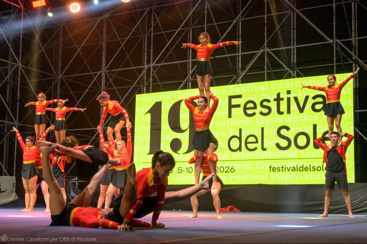 Riccione, si chiude con il galà finale il Festival del sole: palcoscenico per 1800 atleti da tutto il mondo -