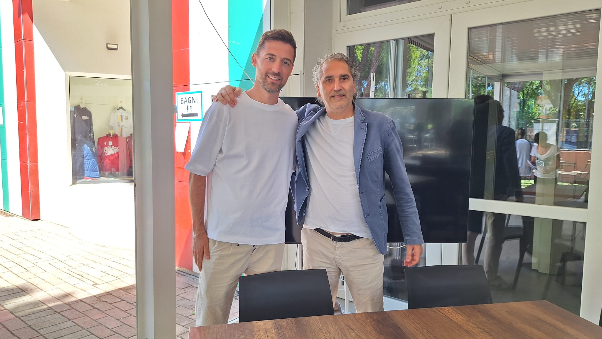 San Marino, ecco mister Malgrati. Montanari: "Dalla B scende in D per guidarci in C" - Andrea Malgrati con Daniele Deoma