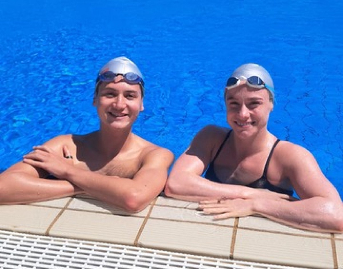Polisportiva Riccione ospita gli allenamenti del duo misto di nuoto artistico Thorpe-Tomblin -