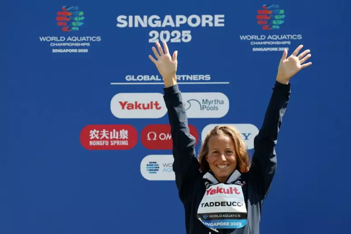 Paltrinieri e Taddeucci d’argento nella 5 km ai Mondiali di Nuoto - © Ansa