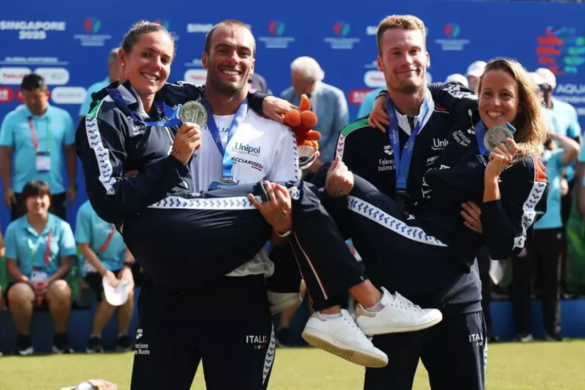 Mondiali di Nuoto di Fondo: Italia Vicecampione del Mondo, Brillano Taddeucci e Paltrinieri - © Ansa